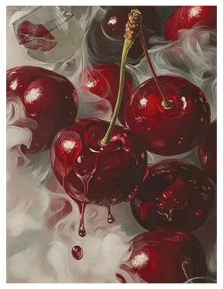 Cherries and Smoke — diamond painting