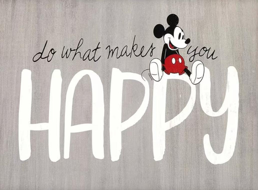 "Do what makes you happy" — diamond painting