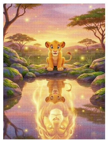 Lion King — Simba — diamond painting