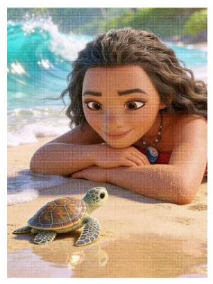 Moana — diamond painting